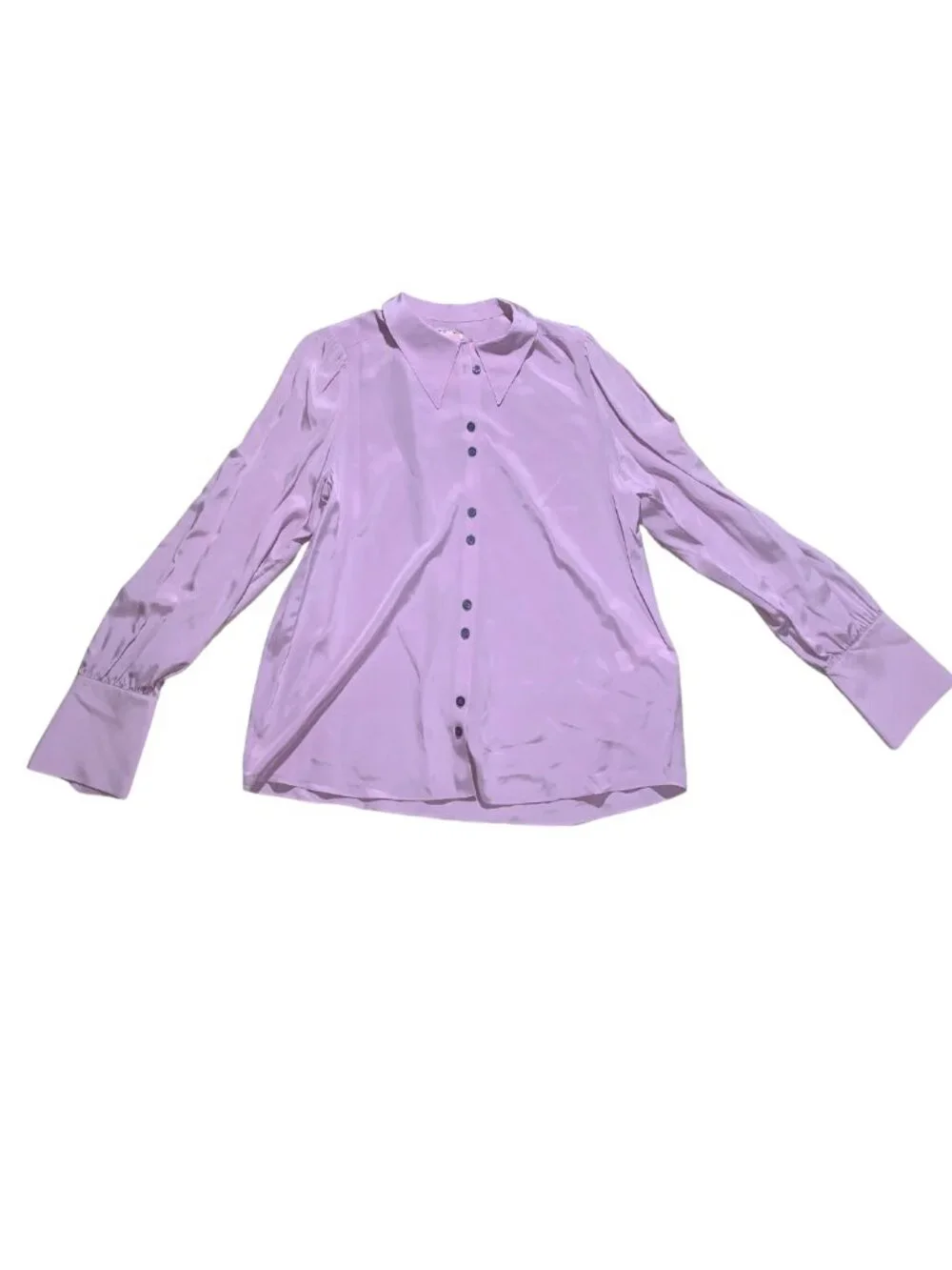 Kate Spade Silk Point Collar Blouse - Size L - New with Tag